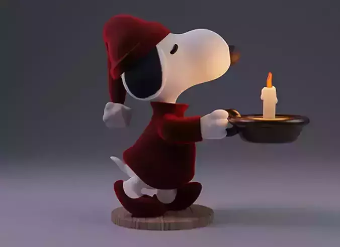 Snoopy 3D print model Snoopy 3D print model