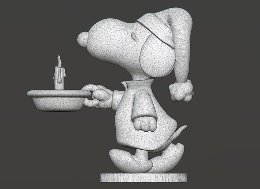 Snoopy 3D print model_4