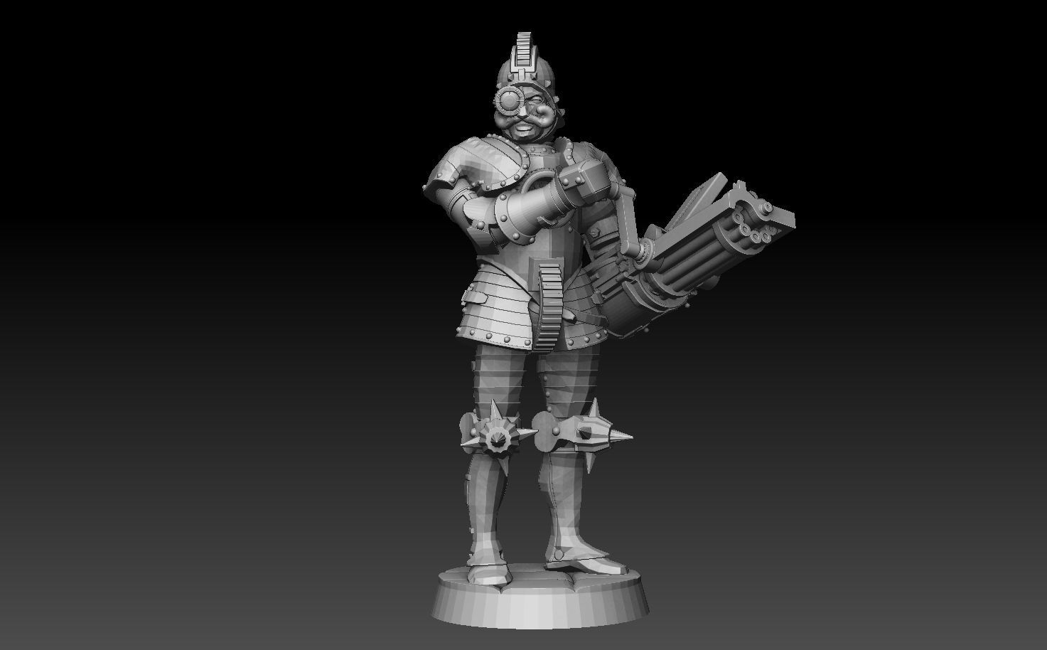 Steampunk Gunners ROYALTY FREE VERSION 3D print model_9