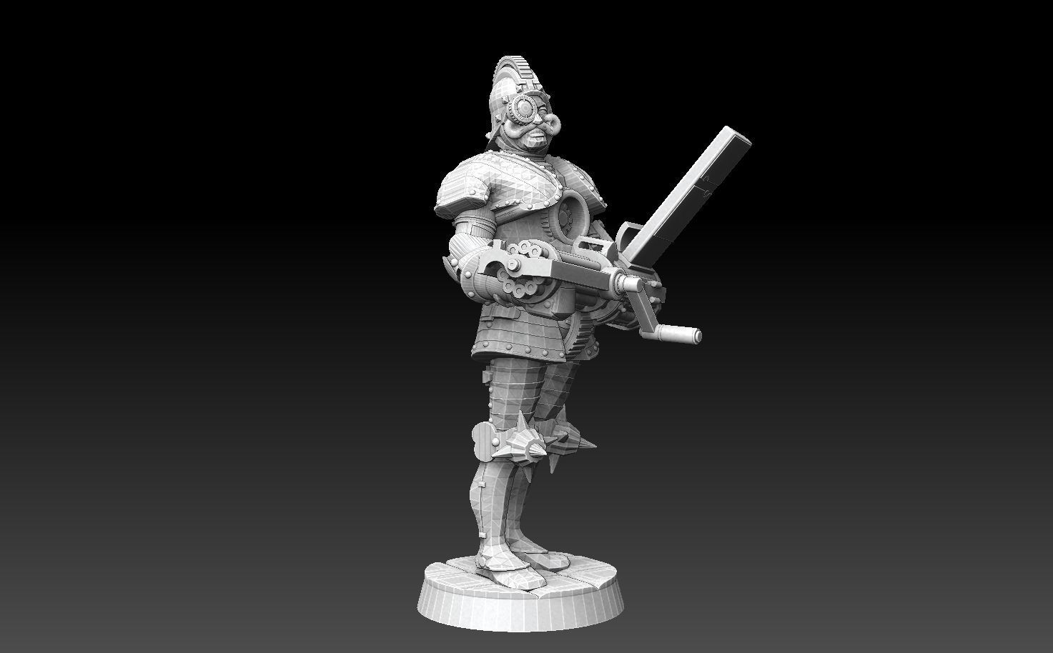 Steampunk Gunners ROYALTY FREE VERSION 3D print model_3