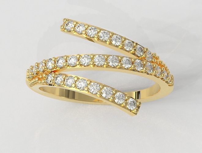 Diamond Ring 3D print model