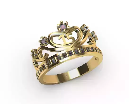 Anillo de 15 para dama-mujer -v-