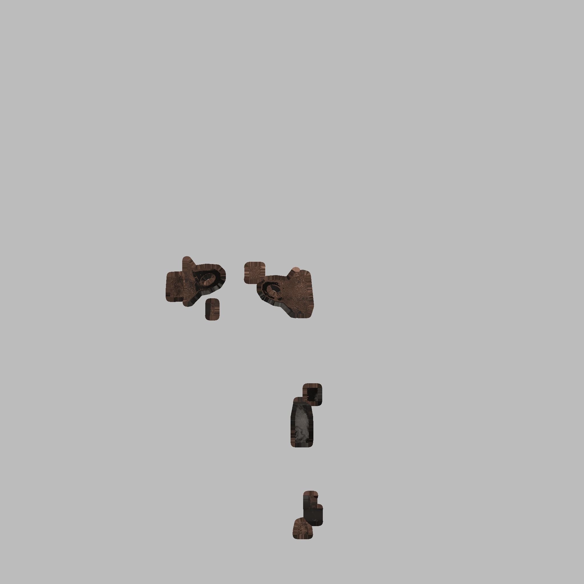 Muddy 1911 Pistol Low-poly 3D model_52