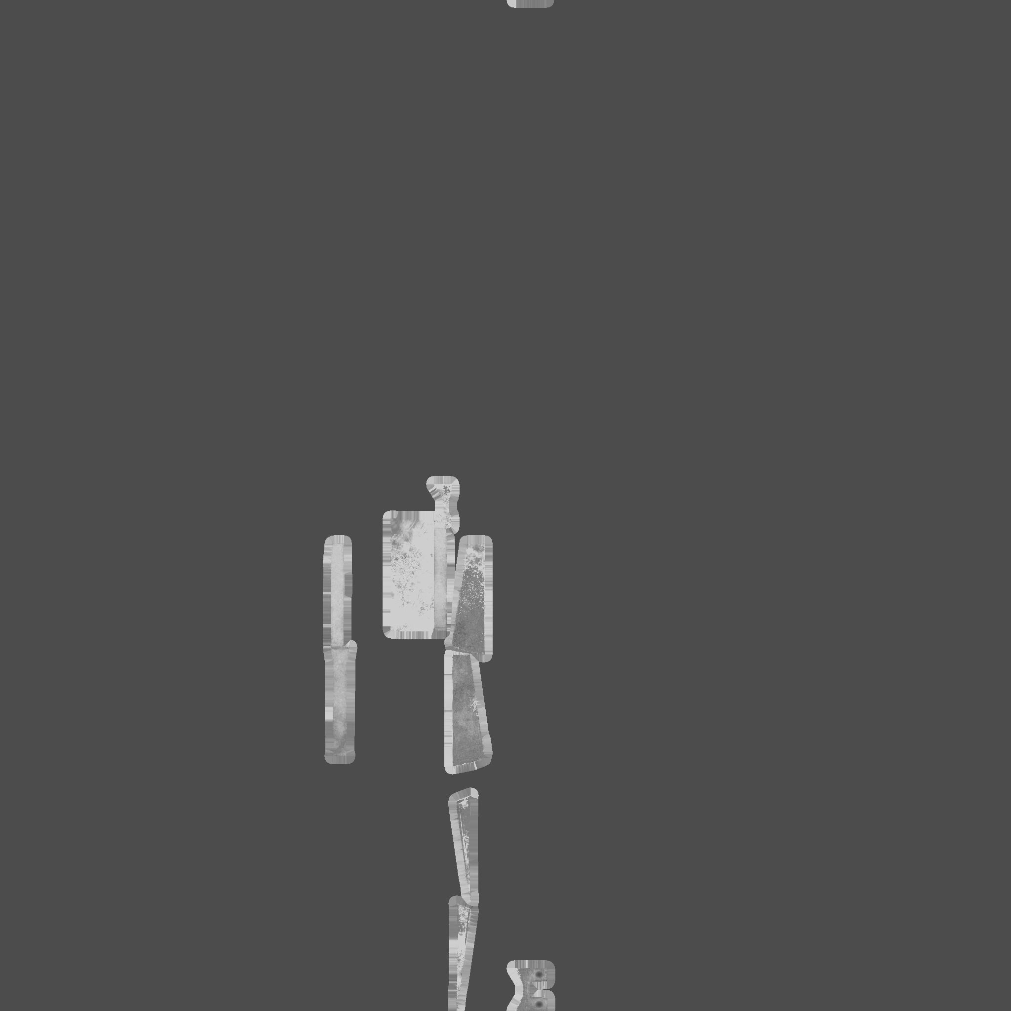 Muddy 1911 Pistol Low-poly 3D model_91