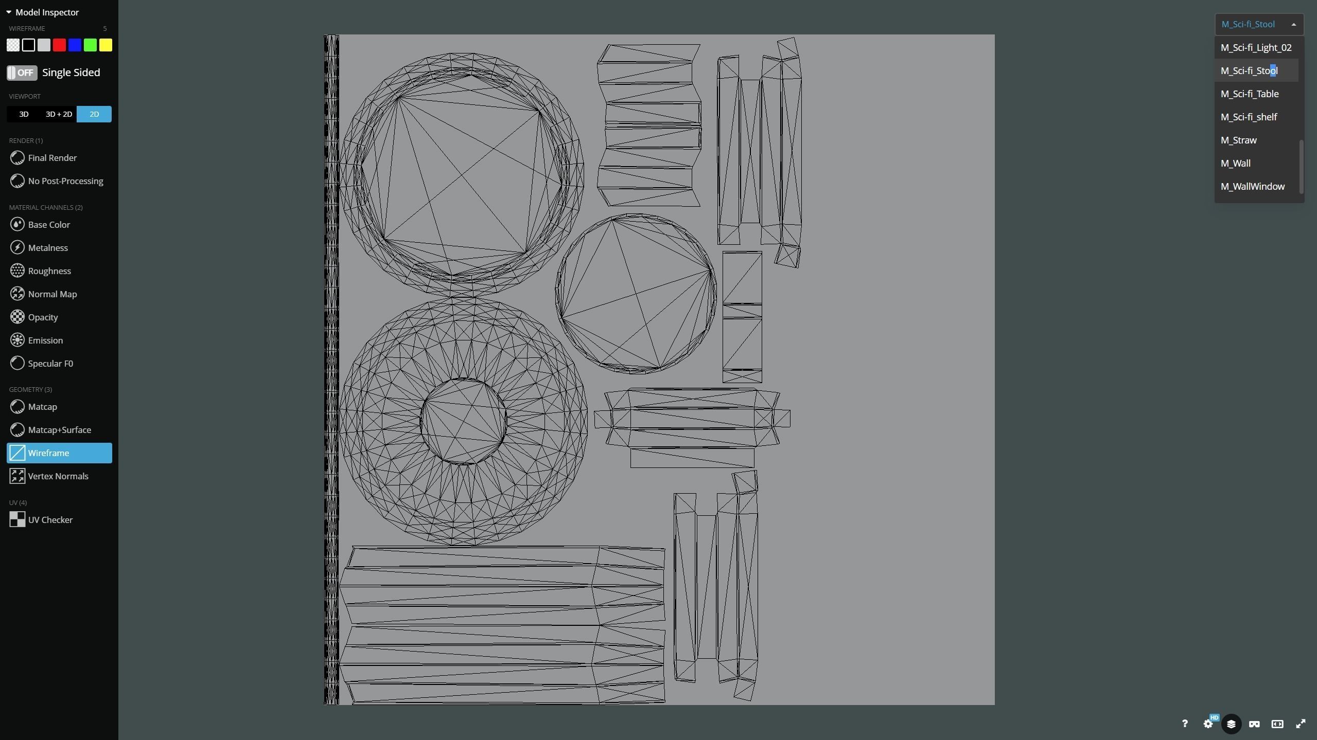 NightClub - Futuristic Pub Ambience - Asset Low-poly 3D model_19