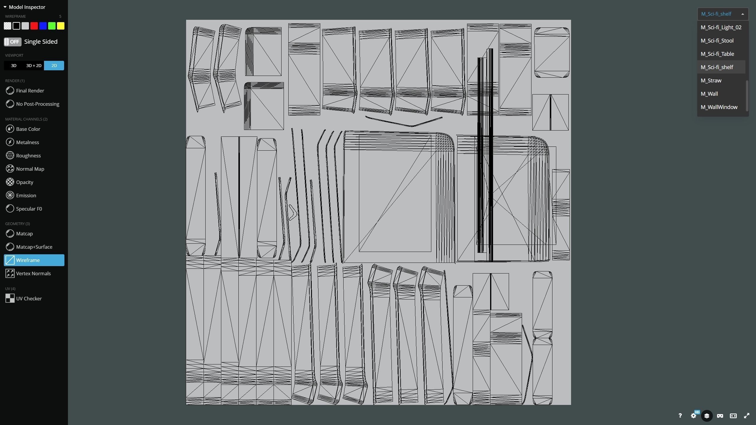 NightClub - Futuristic Pub Ambience - Asset Low-poly 3D model_21