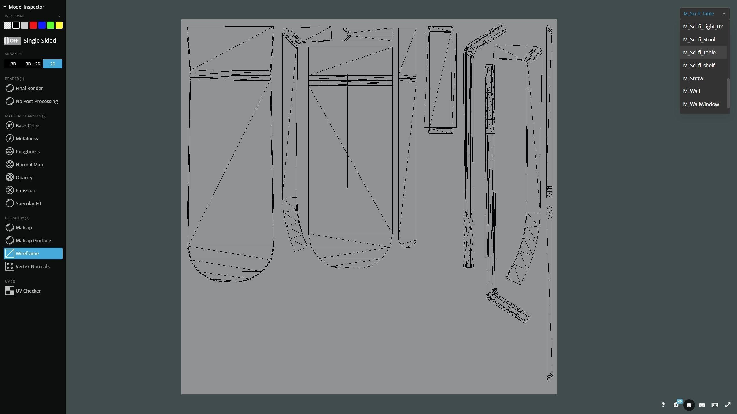 NightClub - Futuristic Pub Ambience - Asset Low-poly 3D model_20