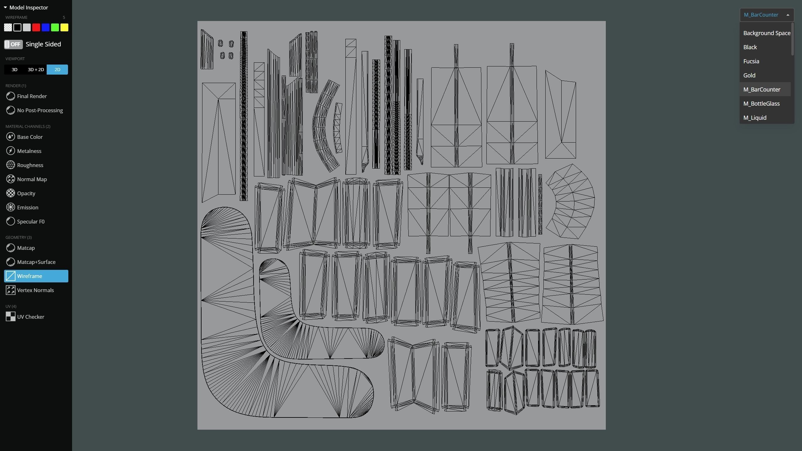 NightClub - Futuristic Pub Ambience - Asset Low-poly 3D model_13