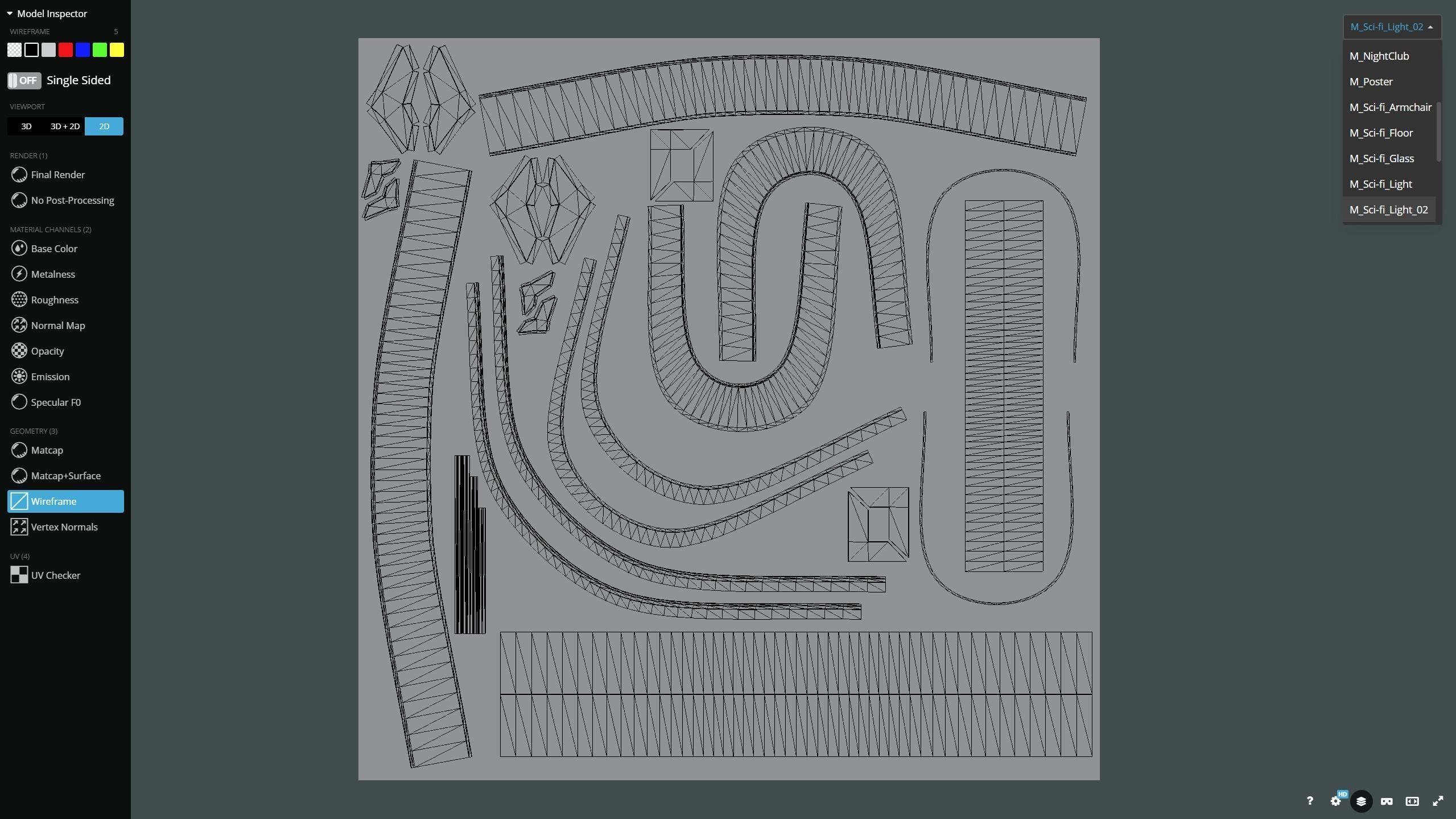 NightClub - Futuristic Pub Ambience - Asset Low-poly 3D model_18