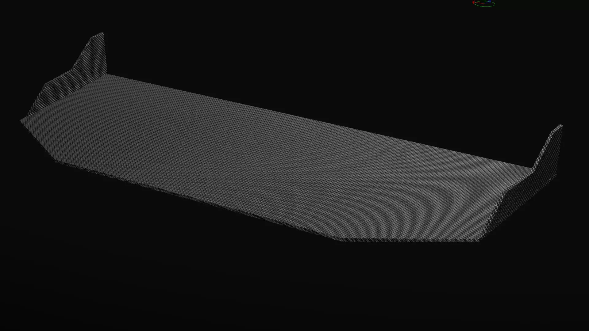 car splitter  Low-poly 3D model_0