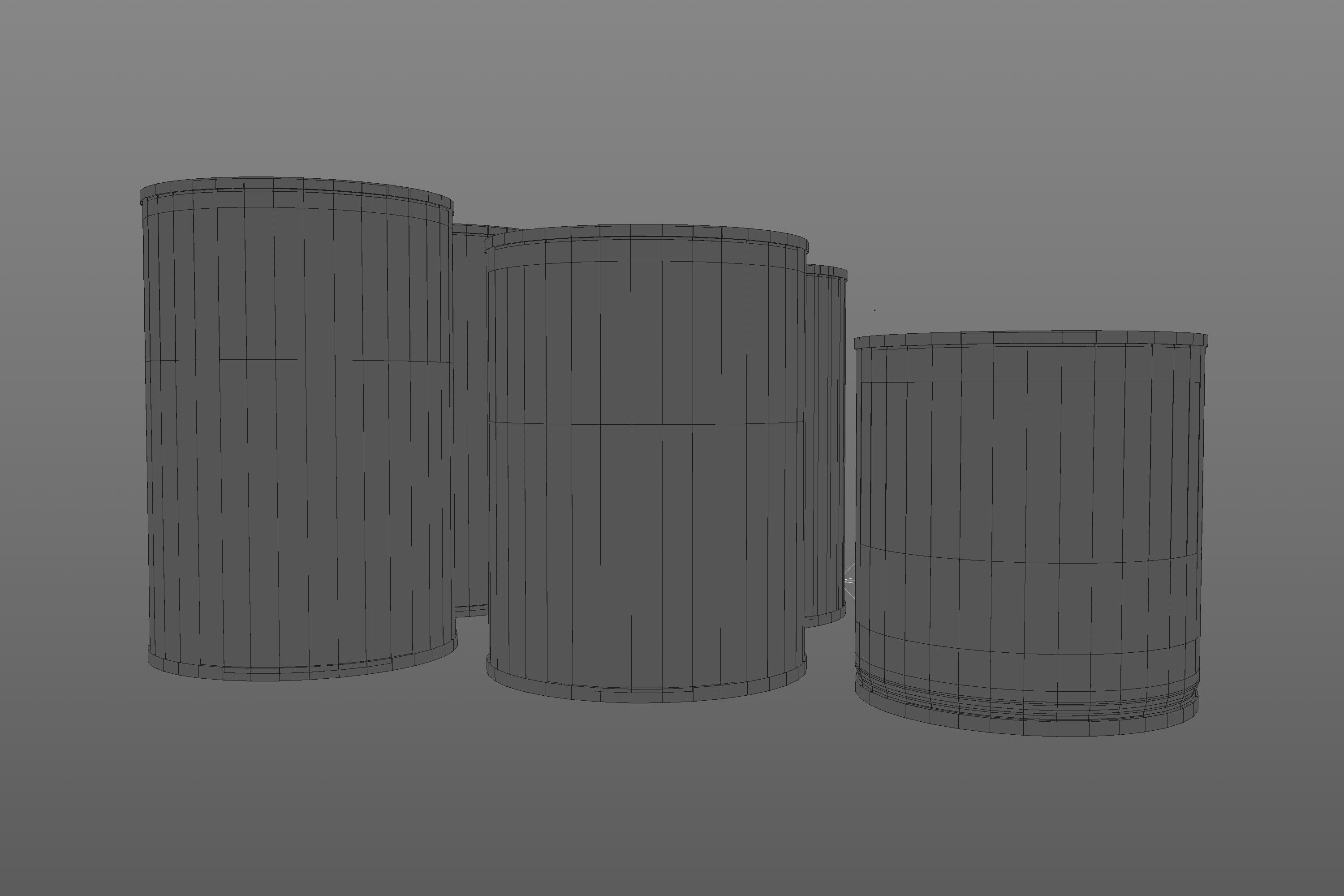 Paint Cans Set 3D model_7