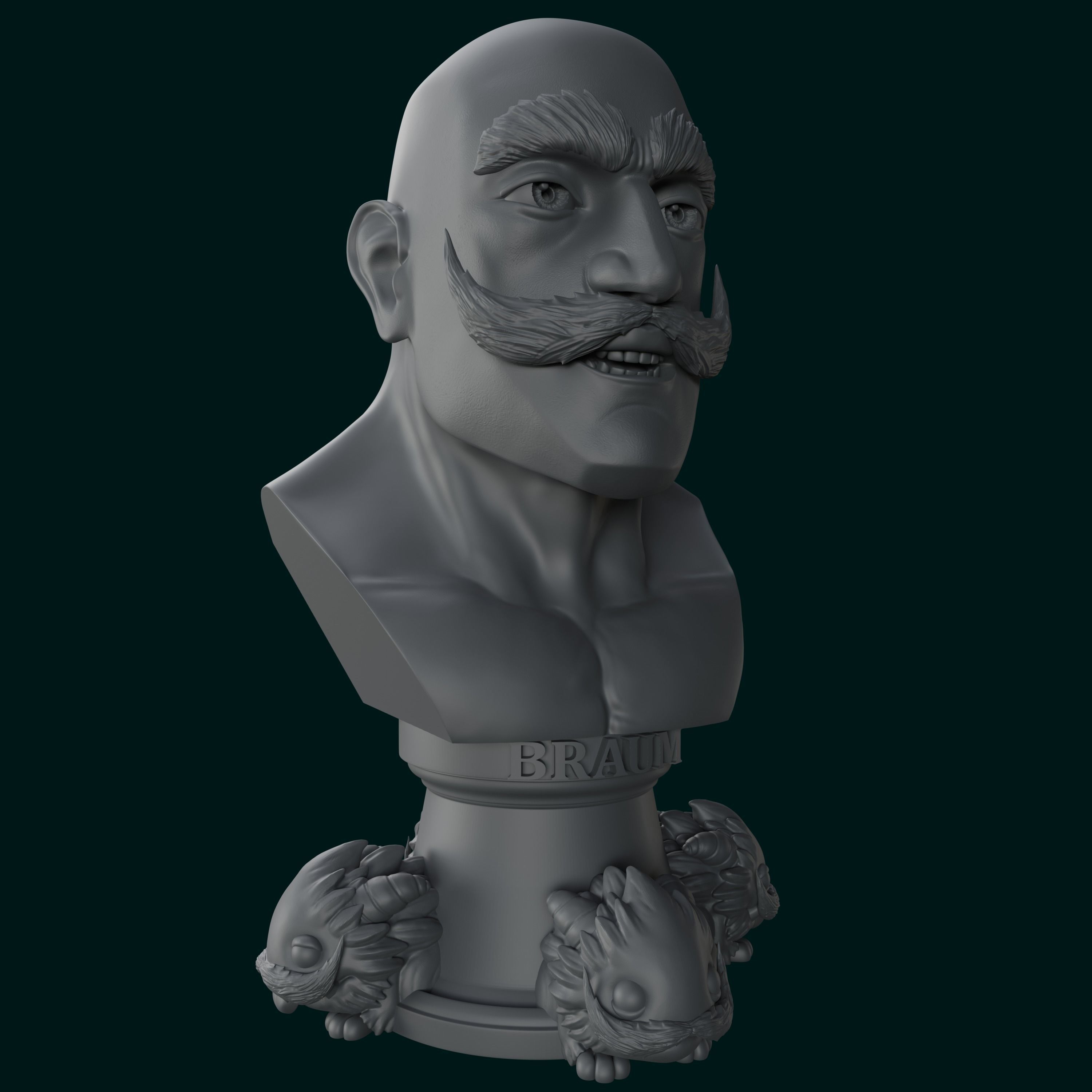 Braum - League of Legends Free 3D print model_1
