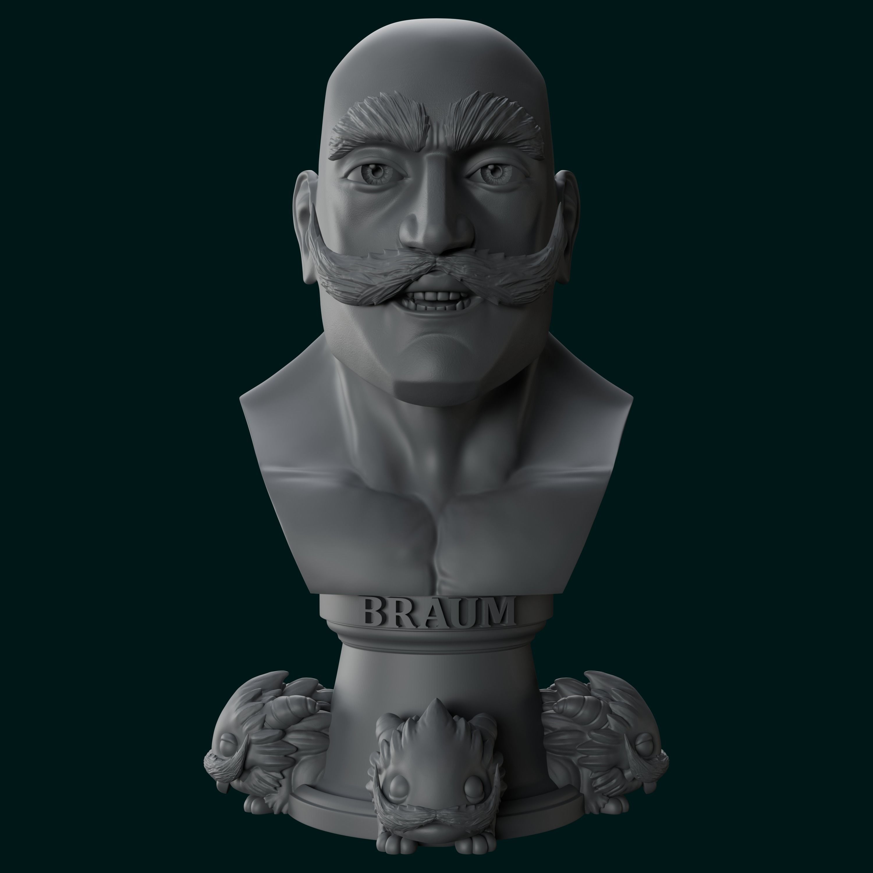 Braum - League of Legends Free 3D print model_5