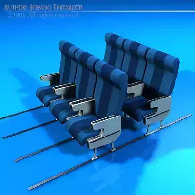 Plane train seats
