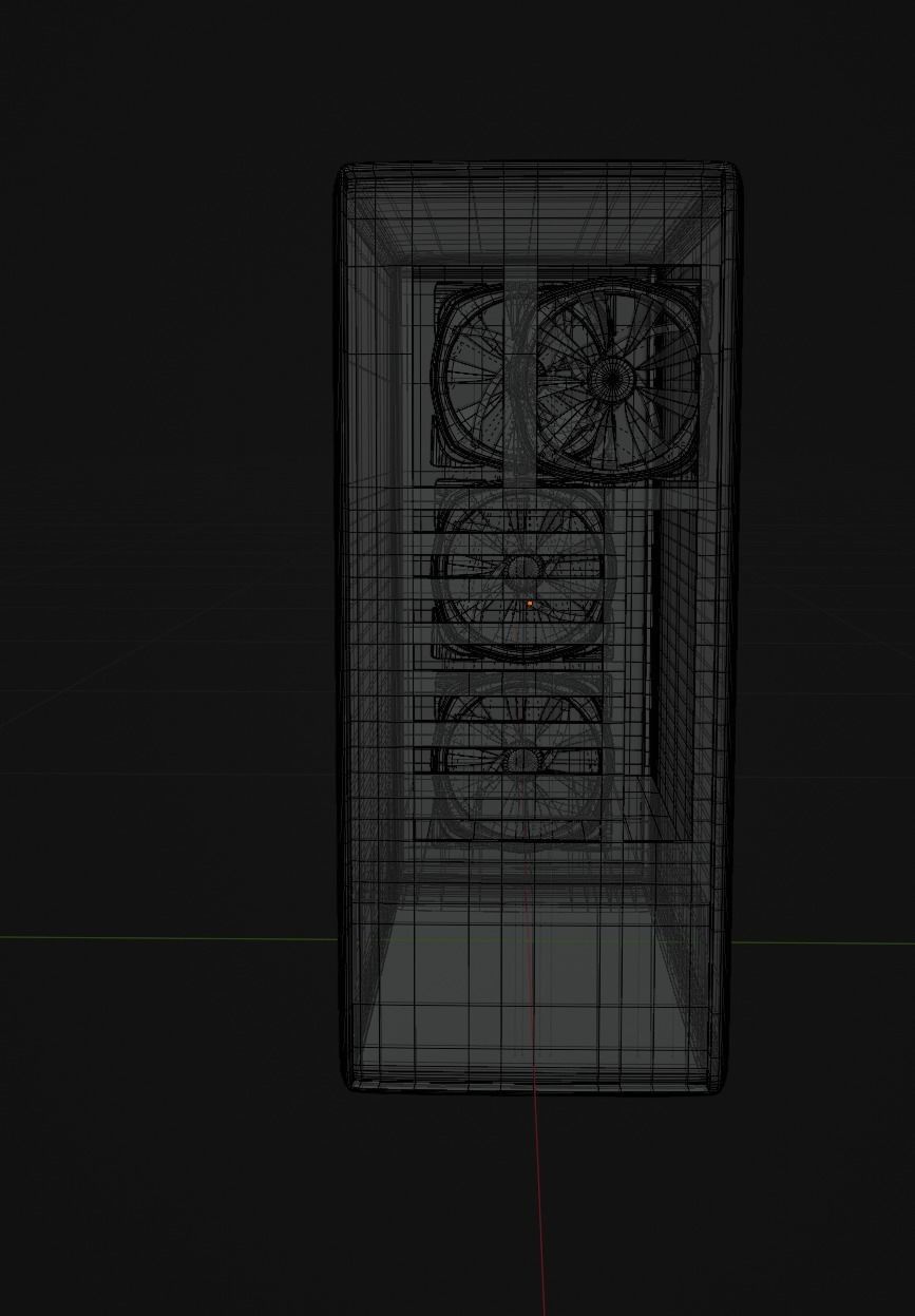 PC Case Low-poly 3D model_10