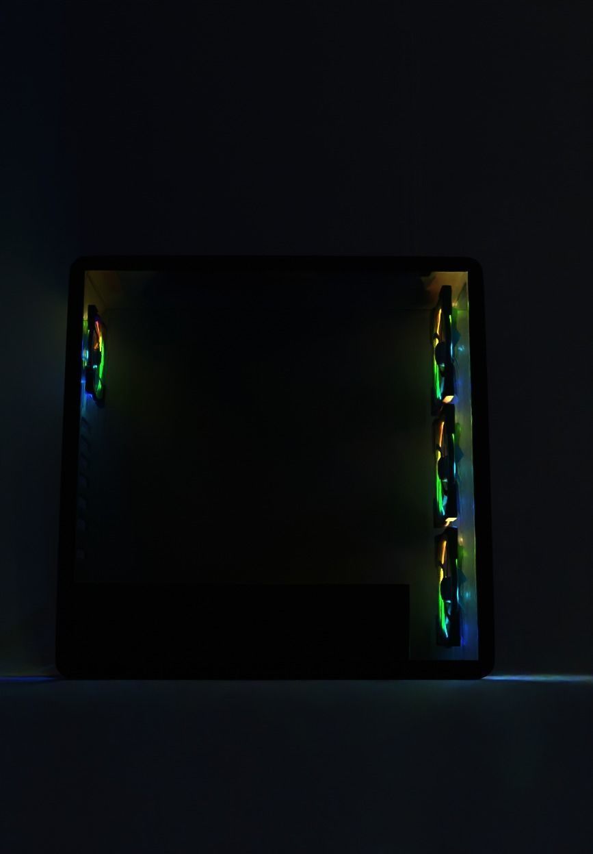 PC Case Low-poly 3D model_8