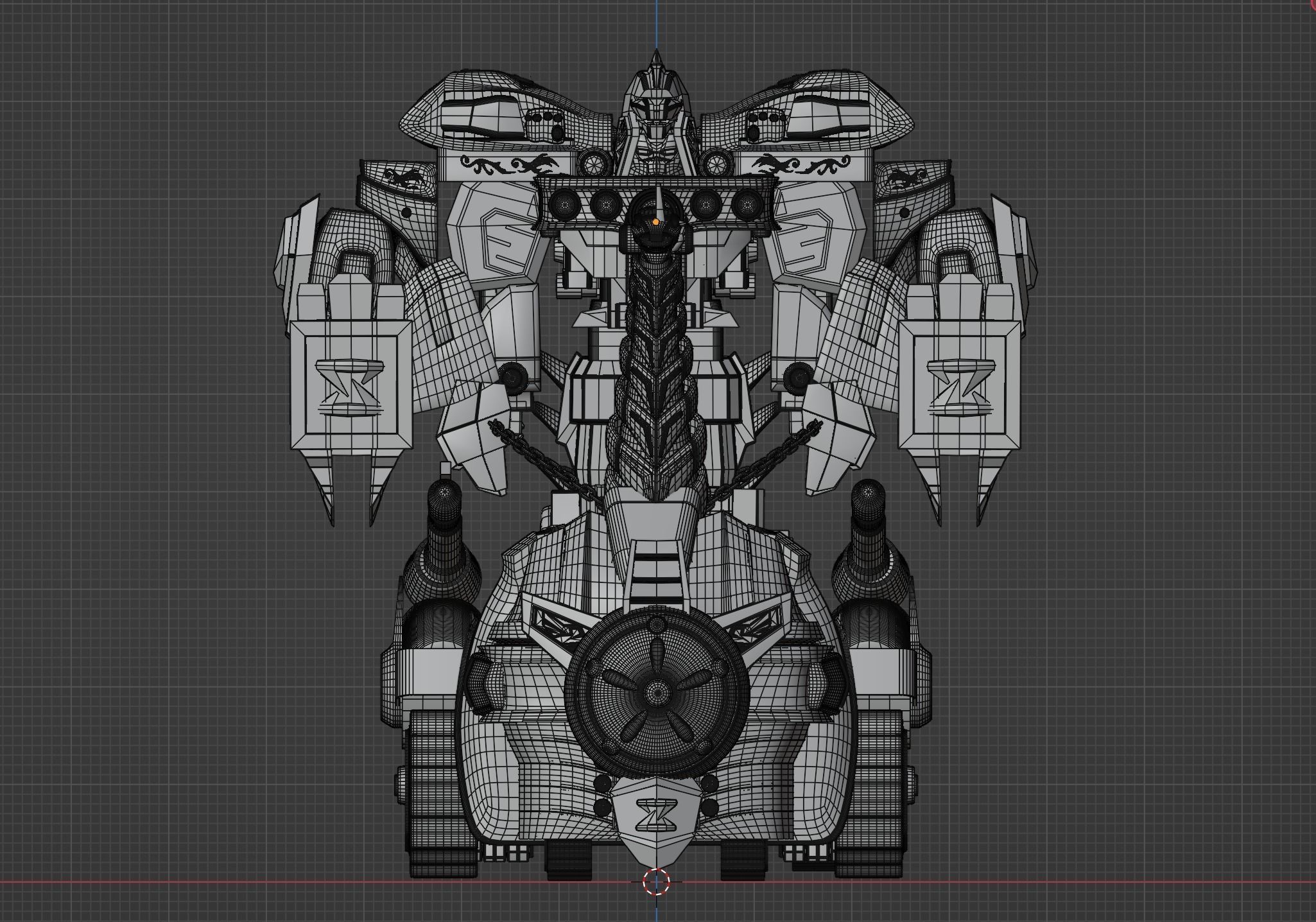 Dino Ultrazord - Power Ranger 3D model_12