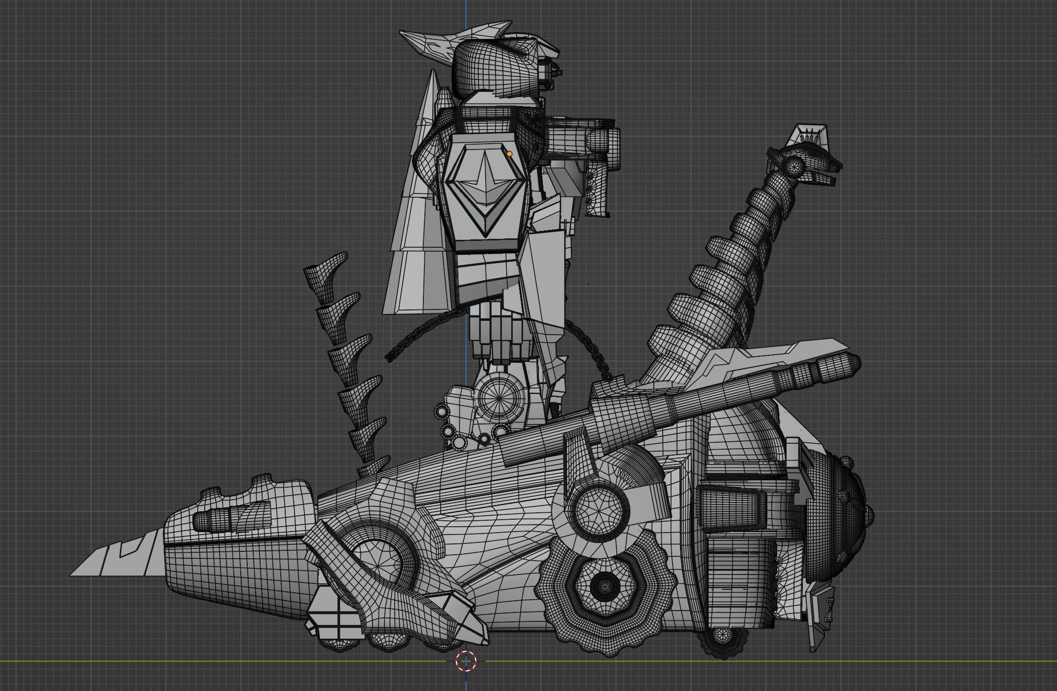 Dino Ultrazord - Power Ranger 3D model_15