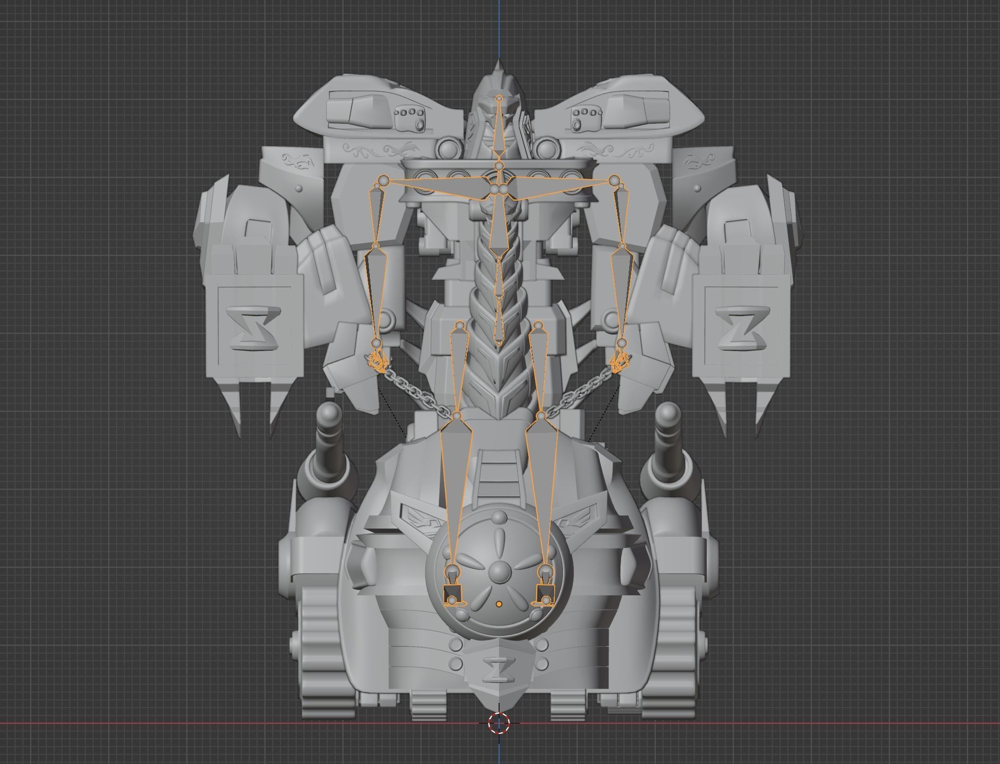 Dino Ultrazord - Power Ranger 3D model_16