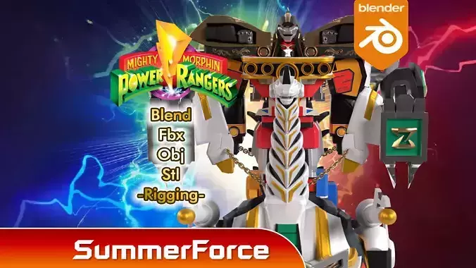 Dino Ultrazord - Power Ranger 3D model