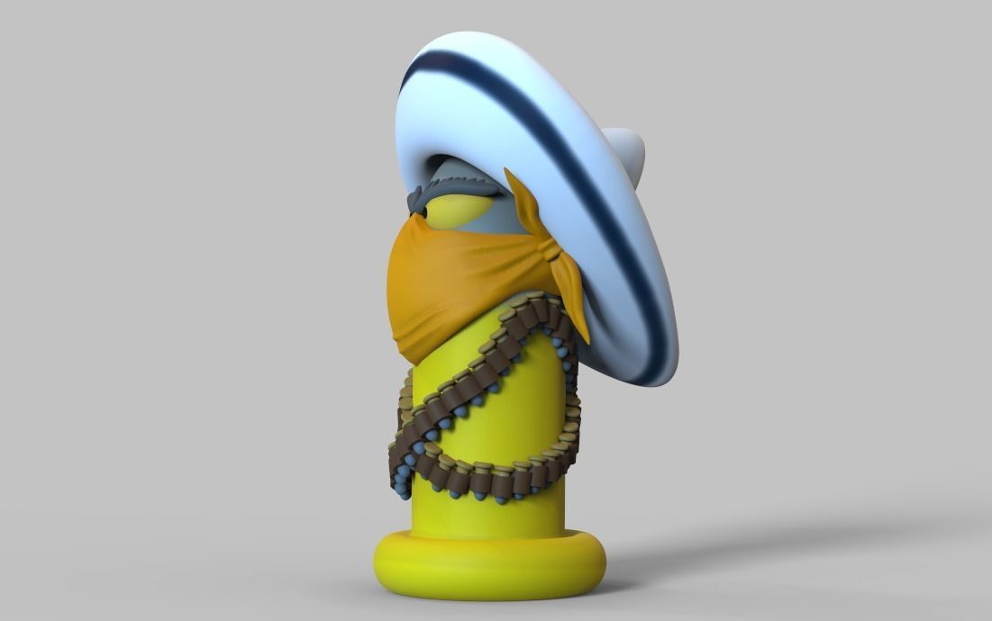 TOON BULLETS - WHO FRAMED ROGER RABBIT GUN AND BULLETS 3D print model_14