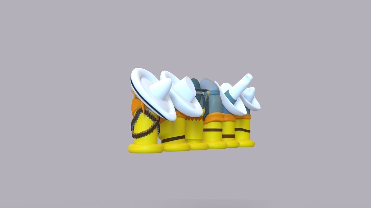 TOON BULLETS - WHO FRAMED ROGER RABBIT GUN AND BULLETS 3D print model_2