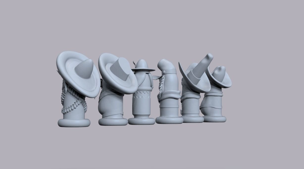 TOON BULLETS - WHO FRAMED ROGER RABBIT GUN AND BULLETS 3D print model_9