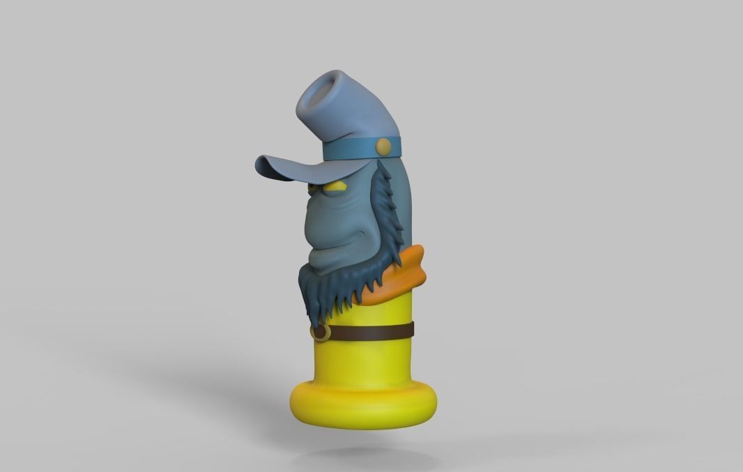 TOON BULLETS - WHO FRAMED ROGER RABBIT GUN AND BULLETS 3D print model_38