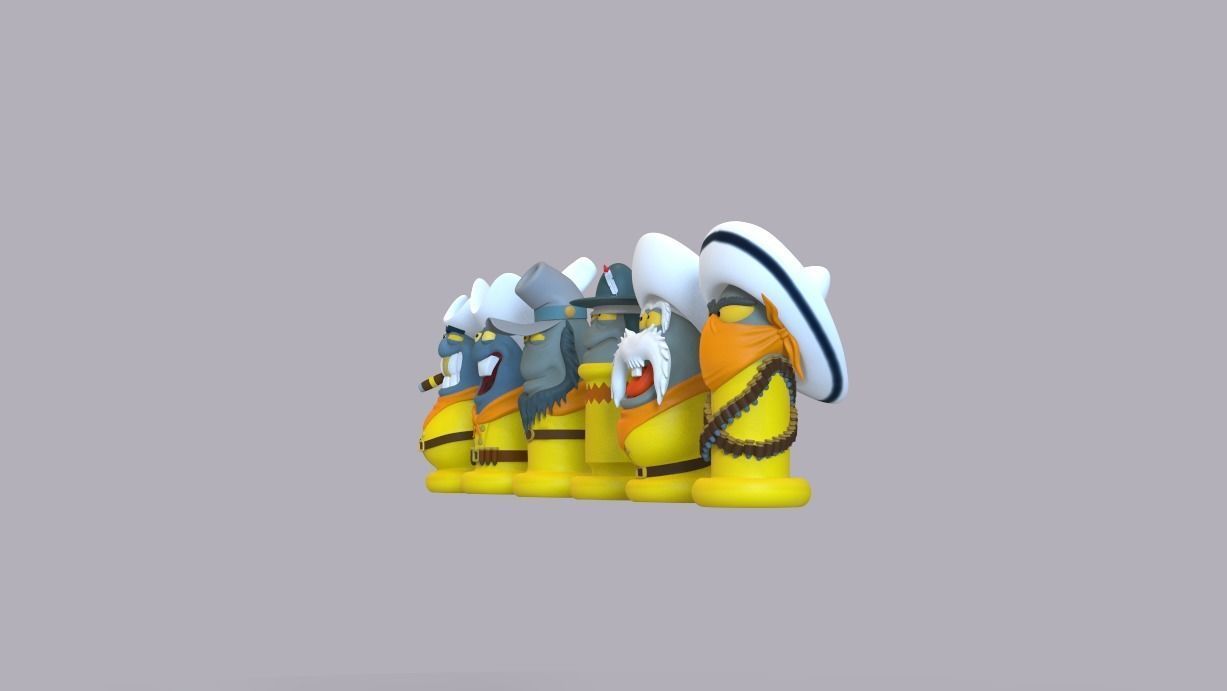 TOON BULLETS - WHO FRAMED ROGER RABBIT GUN AND BULLETS 3D print model_1