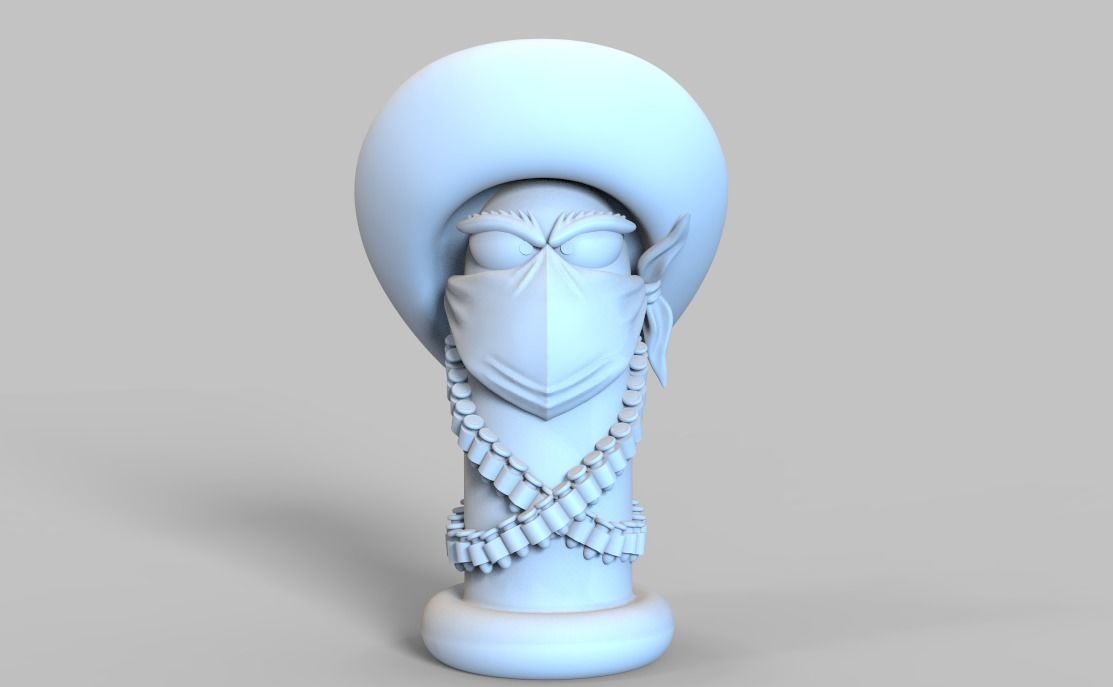 TOON BULLETS - WHO FRAMED ROGER RABBIT GUN AND BULLETS 3D print model_15