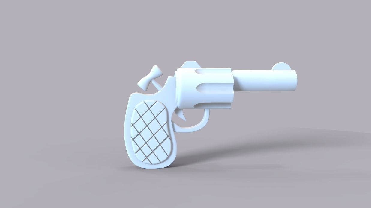 TOON BULLETS - WHO FRAMED ROGER RABBIT GUN AND BULLETS 3D print model_73