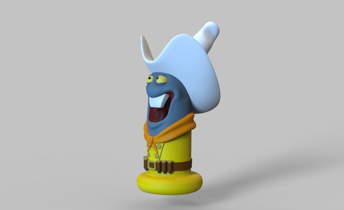 TOON BULLETS - WHO FRAMED ROGER RABBIT GUN AND BULLETS 3D print model_22