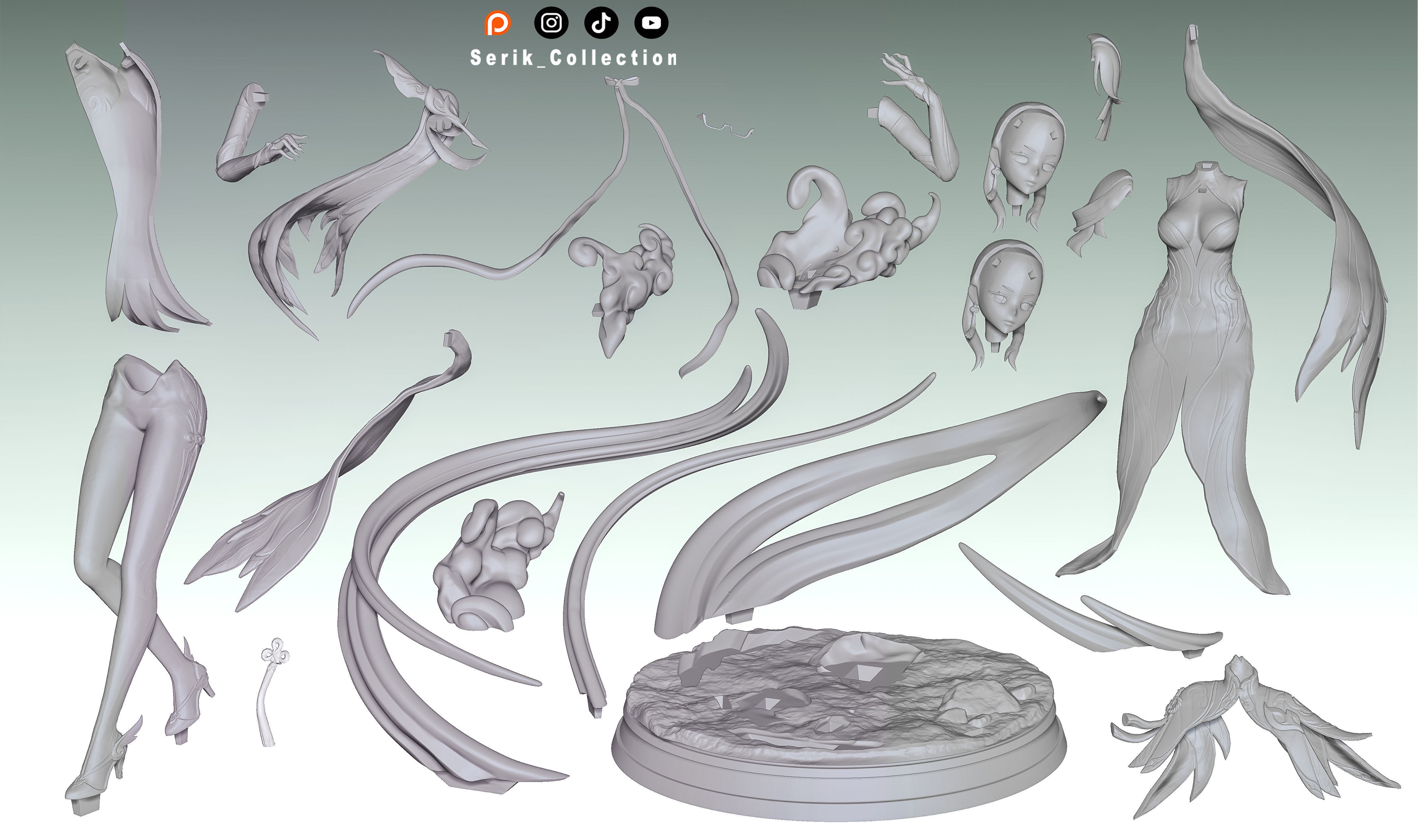 XIANYUN GENSHIN IMPACT 3D print model_5