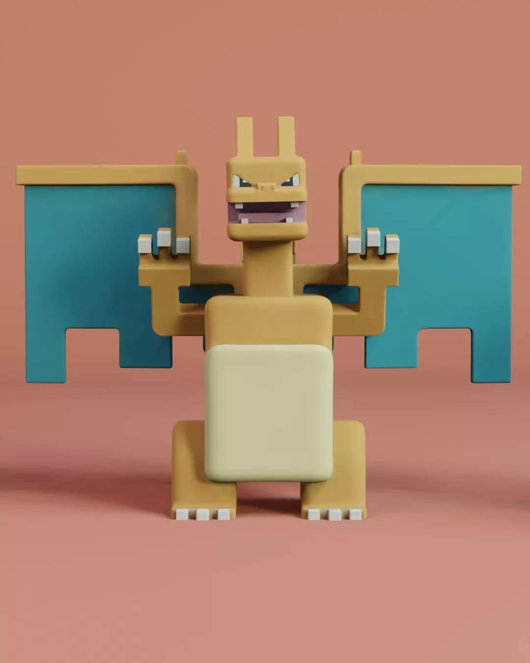 Charizard PokemonQuest 3D print model