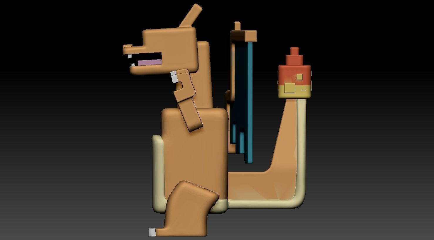 Charmander Evolution Pack Pokemon Quest 3D print model_13