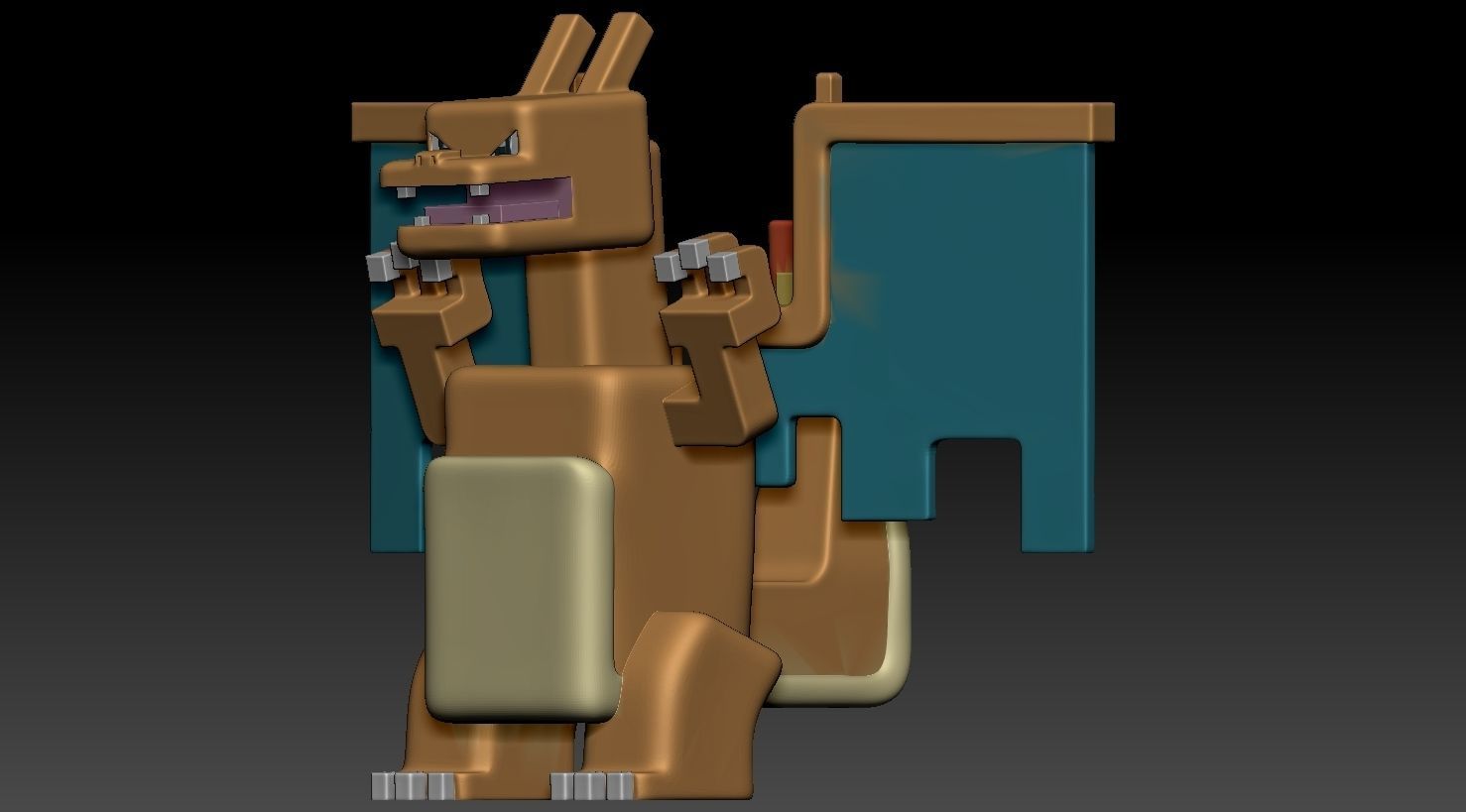 Charmander Evolution Pack Pokemon Quest 3D print model_7
