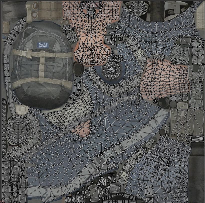 Female Game Ready Character 3D model_1