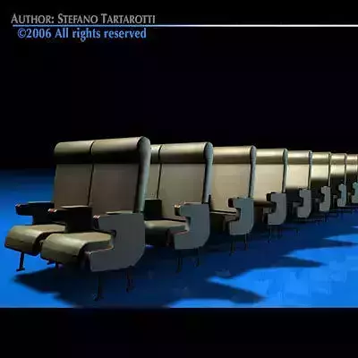 Plane train seats 2