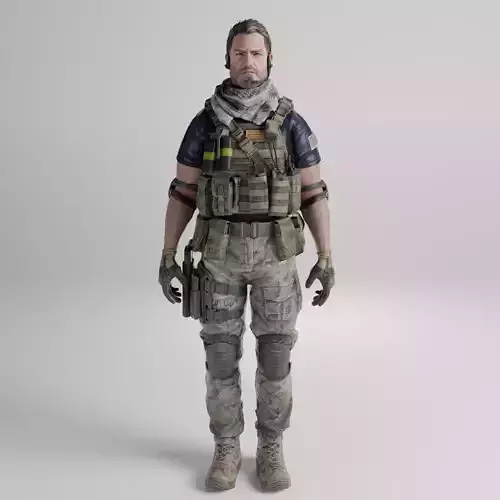 Game Ready Rigged Character