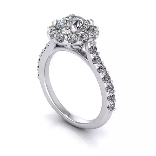 Diamond Engagement Ring R55