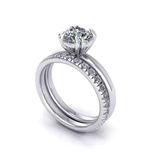Couple Diamond Ring