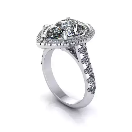 Side-stone Diamond wedding Ring R50