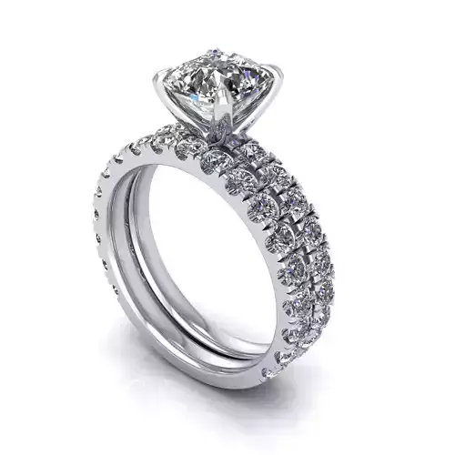 Matching Diamond Wedding Ring R48
