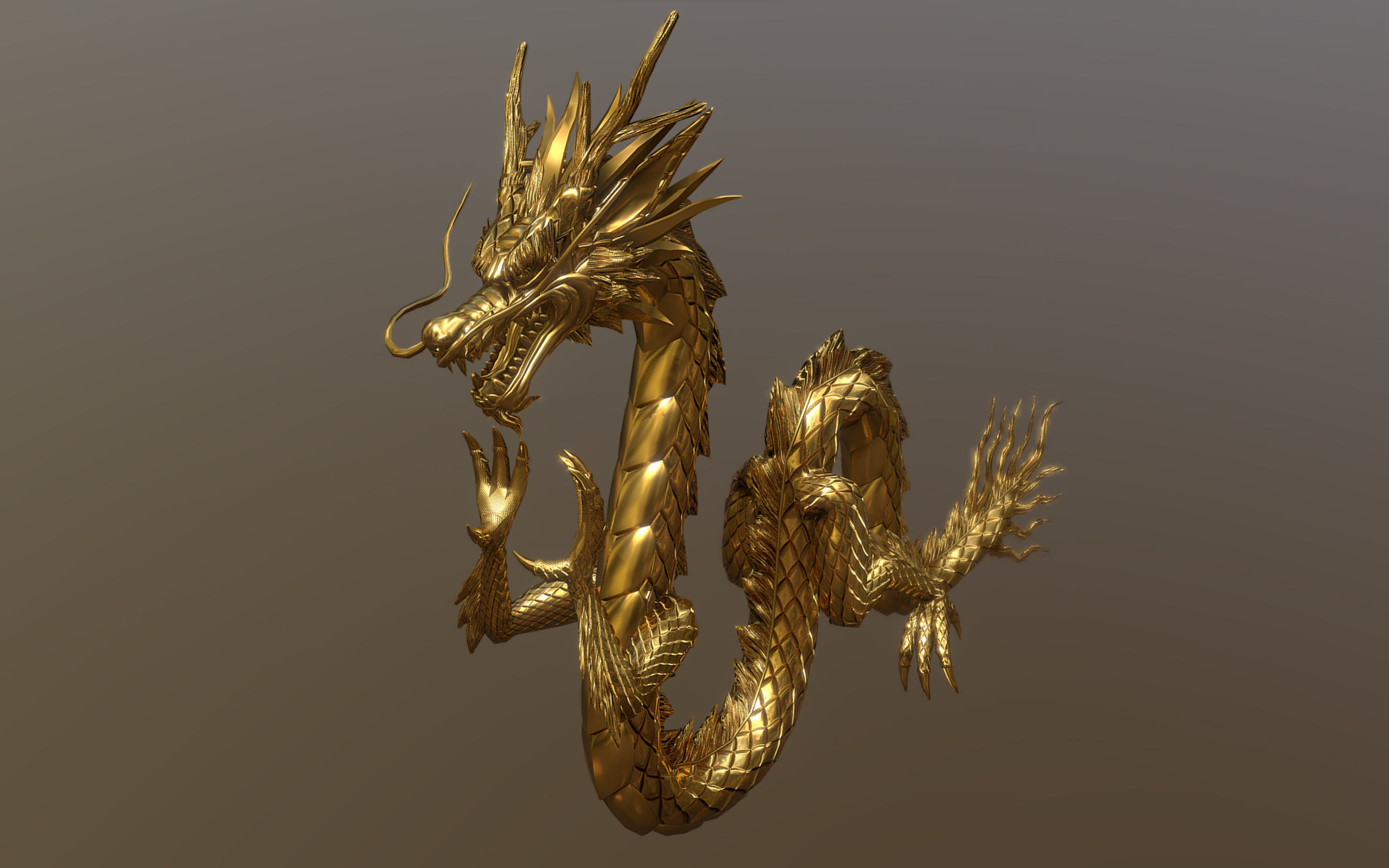 Lowpoly Rigged  Dragon Low-poly 3D model_2