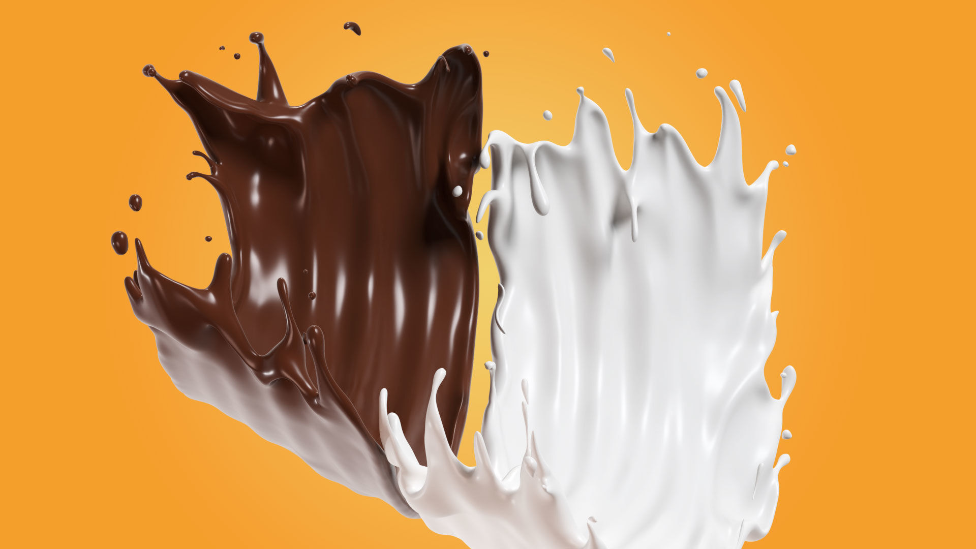 Milk Splash liquid 13 3D model_3