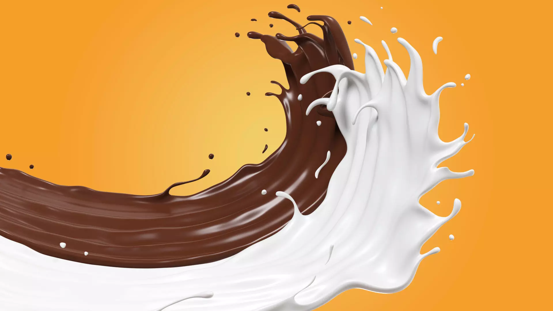 Milk Splash liquid 13 3D model_0