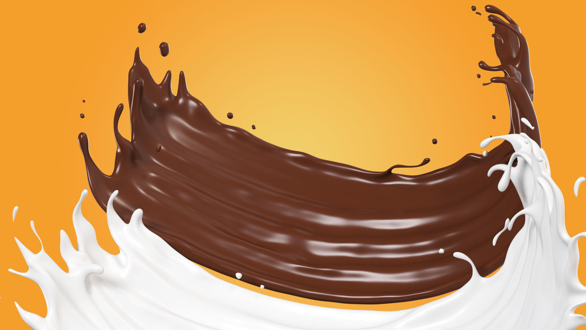 Milk Splash liquid 13 3D model_4