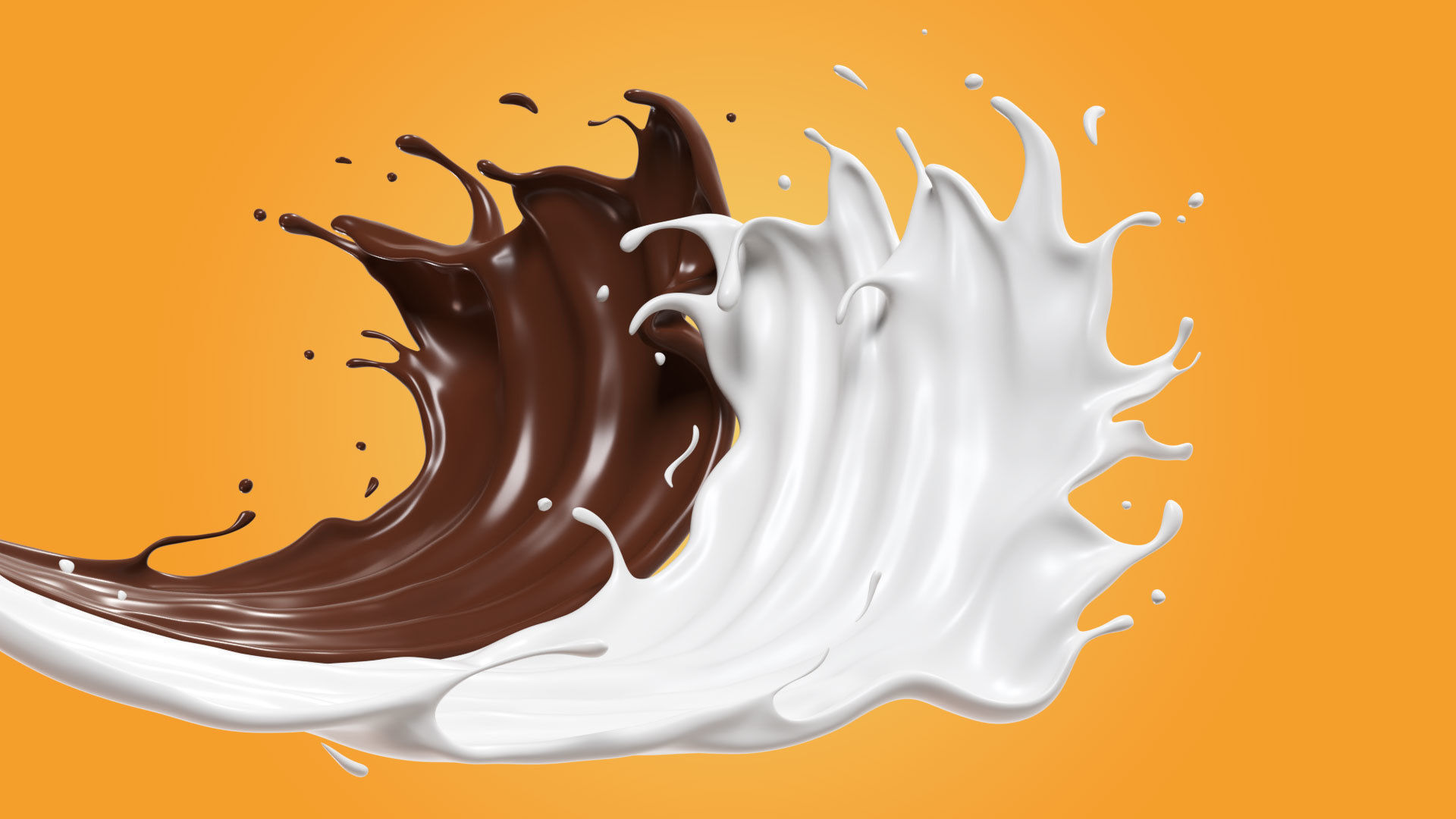 Milk Splash liquid 13 3D model_1