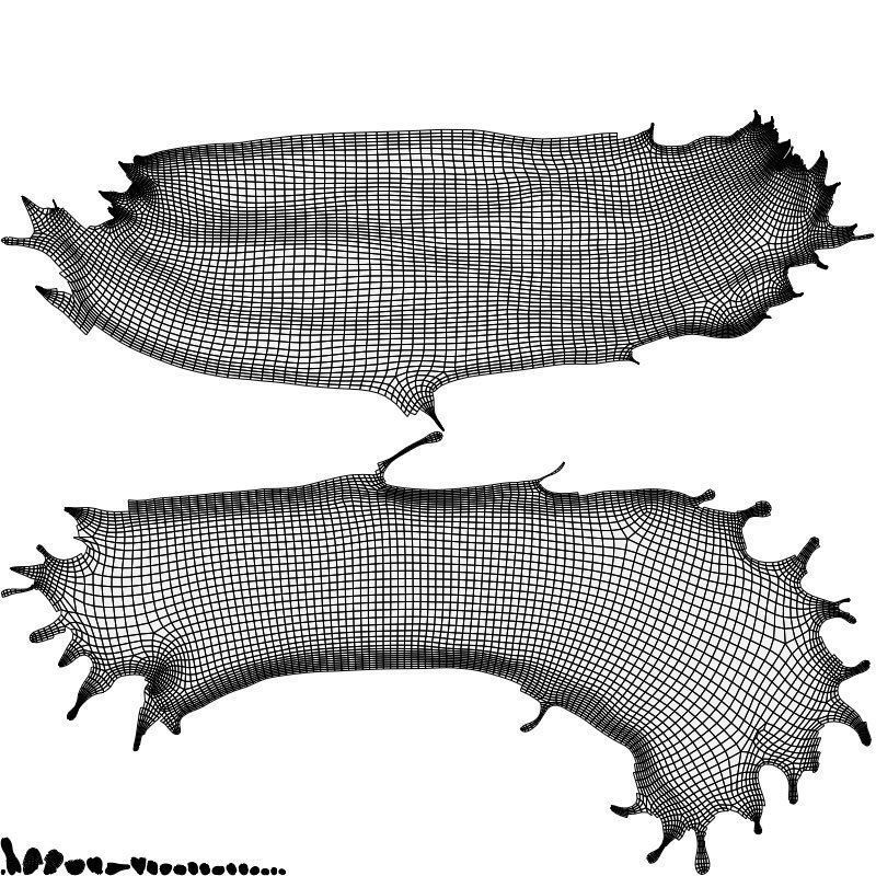 Milk Splash liquid 13 3D model_7