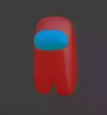 among us rig Free low-poly 3D model